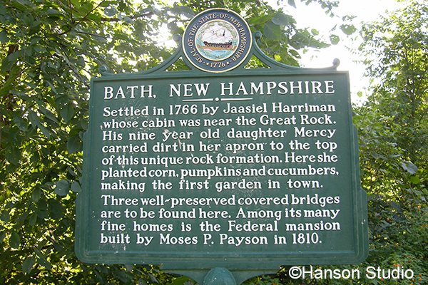 Bath, NH - Bath Green Sign